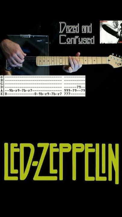 Led Zeppelin Dazed And Confused Guitar Tab Cover Youtube