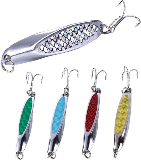 Sea Fishing Lures Fishing Spinners Set Hard Metal Sea Fishing Lures