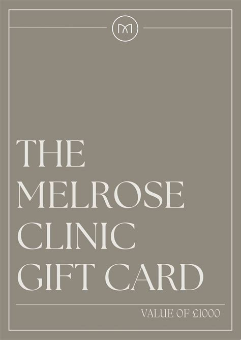 The Melrose Clinic Digital Gift Card — THE MELROSE CLINIC