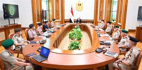 Mahmoud Gamal On Twitter Egypt S President Al Sisi Holds A Meeting