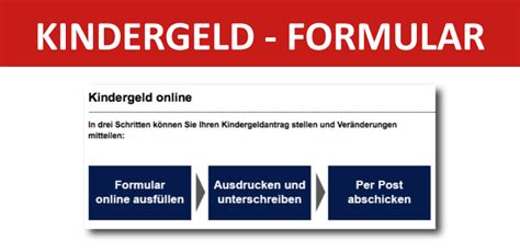 Kindergeld Formular Online Video Anleitung Und Mehr Convictorius