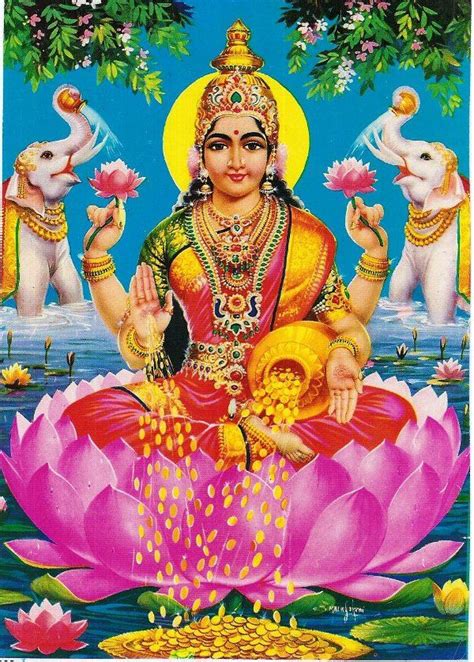 Hindu Goddess Lakshmi Prosperity And Wealth Hindu Goddesses And Gods