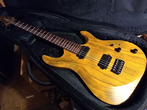 2020 Kiesel Aries A6 Trans Vintage Yellow Over Antique Ash Reverb