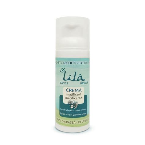 Crema Matificante Facial Lil Cosm Tics Ml Atenea Parafarmacia Bio