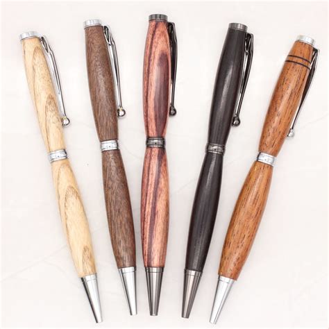 Slimline Style Wood Pen With Wider Body The Market Co