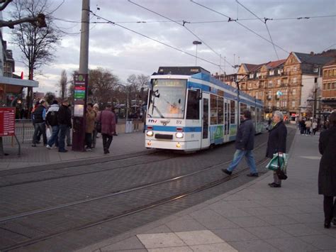 Am Am Heidelberger Bismarckplatz Steht Ein Hsb Wagen Nr