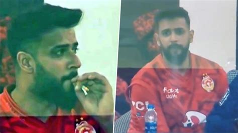 Imad Wasim Spotted Smoking In Dressing Room During PSL 2024 Final