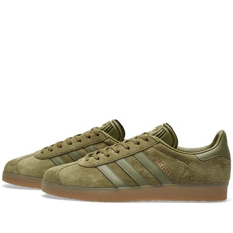 Adidas Gazelle Olive Cargo Gum END US