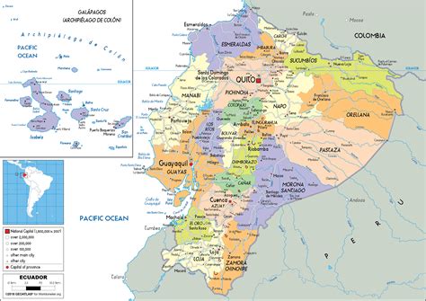 Large Size Political Map Of Ecuador Worldometer 59408 Hot Sex Picture