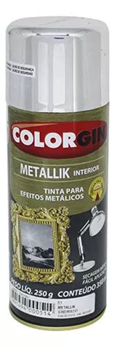 Spray Colorgin Metallik Cromado Ml Mercadolivre