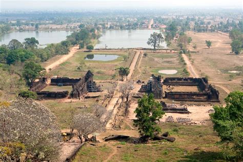 Wat Phu Khmer Temple in Laos Stock Image - Image of khmer, asia: 13301231