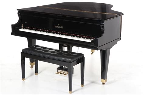 Kimball Baby Grand Piano with Bench | EBTH