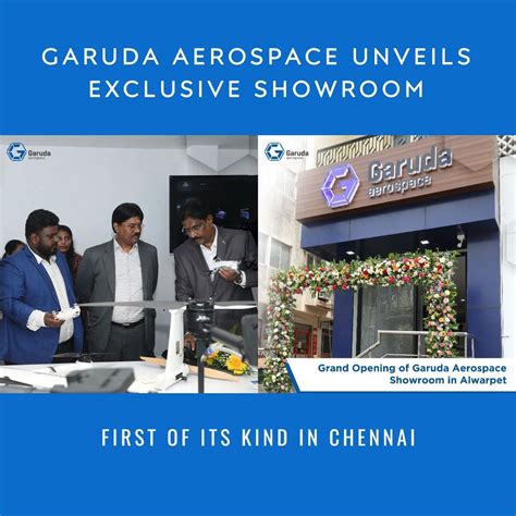 Garuda Aerospace Opens First Exclusive Drone Showroom In Chennai