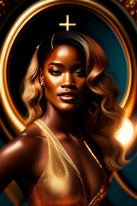 Lexica Keke Palmer Of A Spiritual Full Body Blonde Supermodel In A