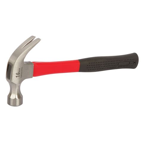 16 Oz Smooth Face Steel Claw Hammer At