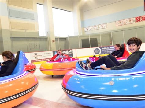 Ice Bumper Cars Make Their Debut At Glenview Community Ice Center