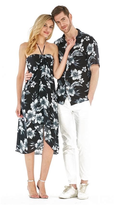 Hawaii Hangover Couple Matching Hawaiian Luau Outfit Aloha Shirt And