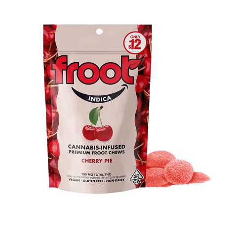 Froot 10 Pack Gummies Cherry Pie 100mg