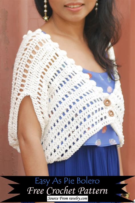 Free Crochet Bolero Patterns Diyscraftsy