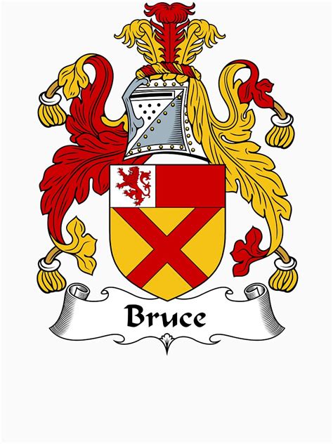 "Bruce Coat of Arms / Bruce Family Crest" T-shirt by ScotlandForever | Redbubble