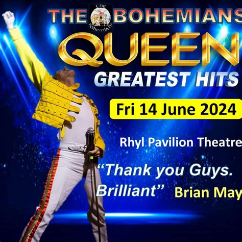 Queen Greatest Hits With The Bohemians Hazlitt Arts Centre Maidstone