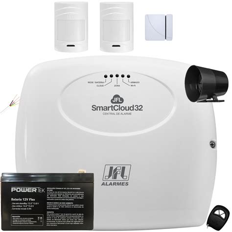 Kit Alarme SmartCloud 32 Jfl Sensores Sem Fio