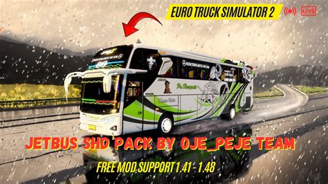 RILIS FREE MOD Jetbus SHD Pack By OJE PeJe Team ETS2 V1 41 1 48