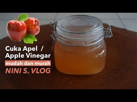 Cara Mudah Dan Murah Membuat Cuka Apel Home Made Apple Vinegar Recipe