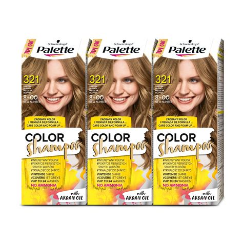 Palette Color Shampoo Szampon Koloryzuj Cy Redni Blond Sztuki