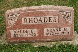 Maude Eliza Brownewell Rhoades 1874 1940 Homenaje De Find A Grave