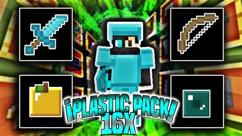 Plastic Pack Uhc Edit 16x Minecraft Pe Pvp Texture Pack Uhcpvp Sin Lag Youtube