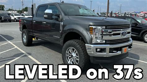 Ford F 250 Lariat 25” Leveled On 37s Magnetic Covert Edition Youtube