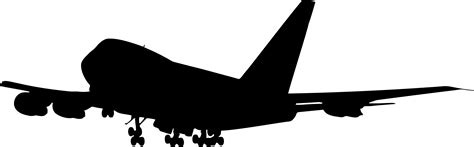 Clipart - Jumbo Jet Silhouette