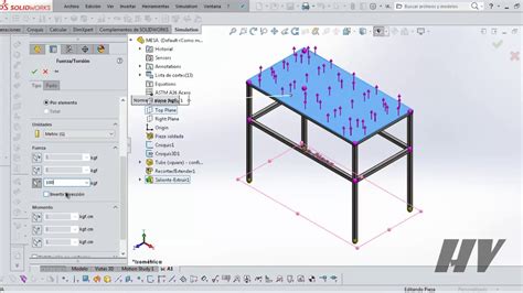 ANALISIS DE ESFUERZOS CON SOLIDWORKS SIMULATION COMO SE APLICA EN