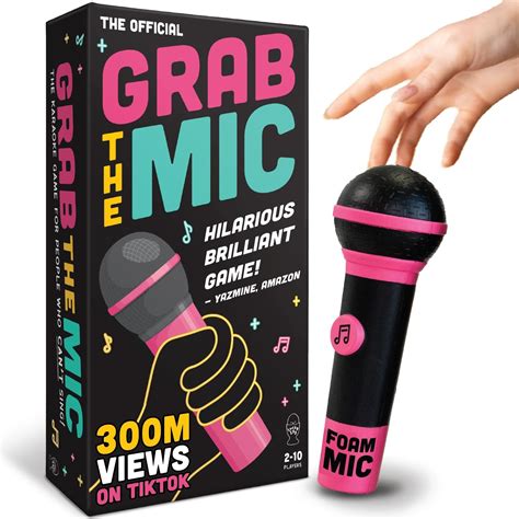 Amazon.com: Lucky Egg Official Grab The Mic – Family Karaoke Board Game