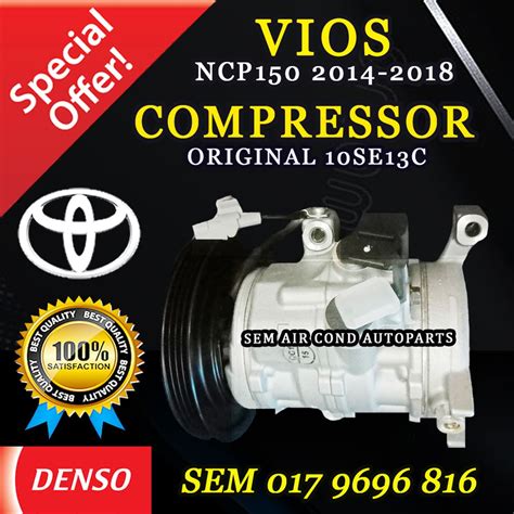 TOYOTA VIOS NEW MODEL NCP150 2014 2018 YEAR 4PK ORIGINAL DENSO ND