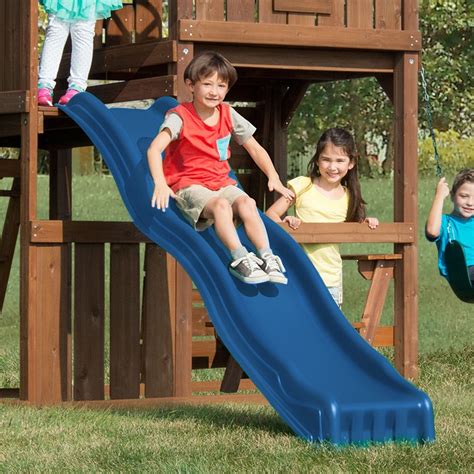 Gorilla Playsets Cool Wave Slide - Mounts To 42-in To 48-in Deck ...