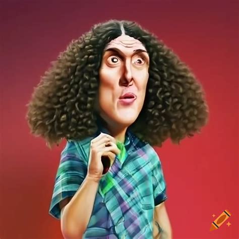 Cartoon Weird Al Yankovic Discography On Craiyon