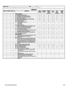 Fillable Online Applicants Name Block Lot Checklist Complete Fax Email