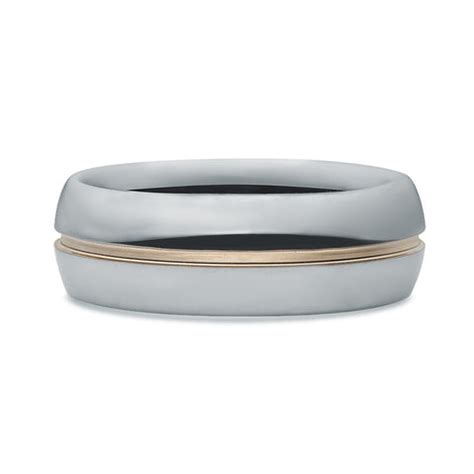 Tungsten Carbide - Machined Groove Ring – Zaffre Jewellery