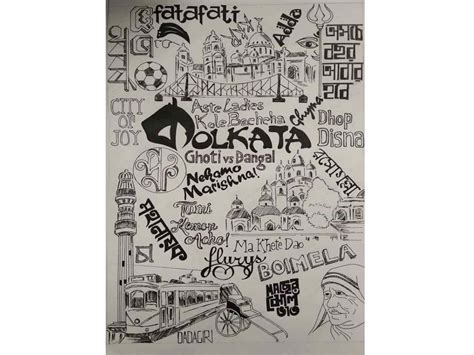 Kolkata Doodle by Rubena Sarkar on Dribbble