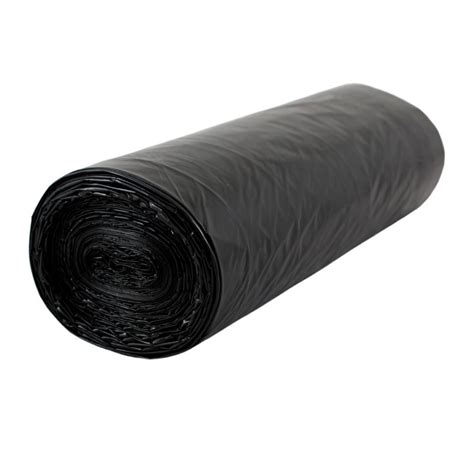 LDPE vrecia zaťahovacie čierne 700x1000mm 40mic 110l 25ks