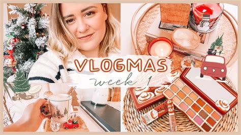 Vlogmas Week 1 Makeup Haul And Opening Up My Advent Calendars Youtube