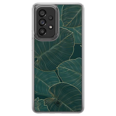 Samsung Galaxy A Hybride Hoesje Monstera Leaves Casimoda Nl