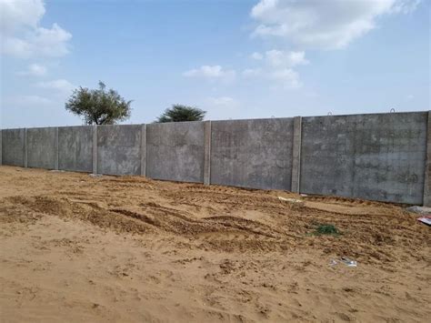 Heavy Duty Wall Single Panel Rcc Precast Compound Wall At Rs Sq Ft