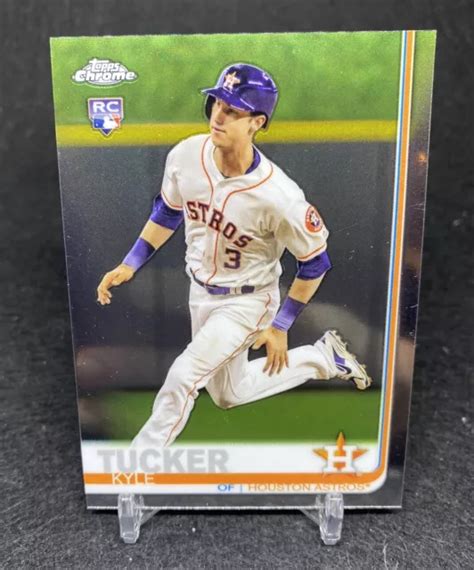 Kyle Tucker Rookie Card Topps Chrome Houston Astros Rc