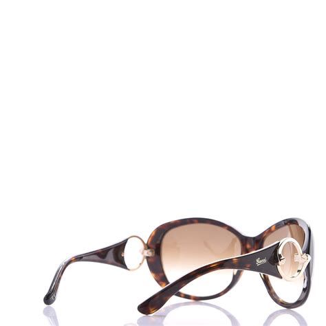 Gucci Oval Sunglasses Tortoise 556242 Fashionphile