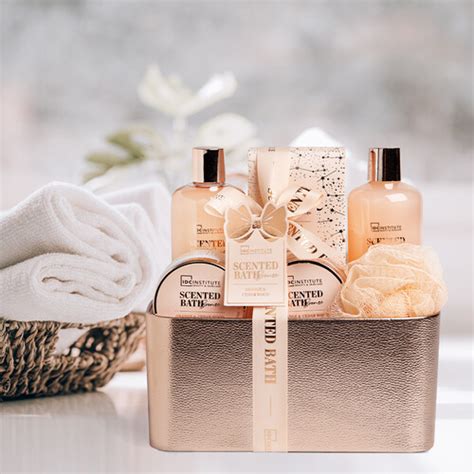 Idc Institute Scented Bath Bronze Set De Banho Coffret Corpo