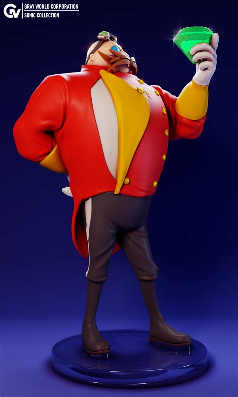 Eggman Boom Sonic The Hedgehog 3d Print Model By Gray World Corporation