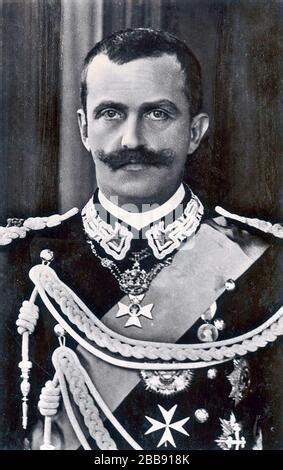 Il Re Vittorio Emanuele Iii D Italia Durante La Sua Incoronazione